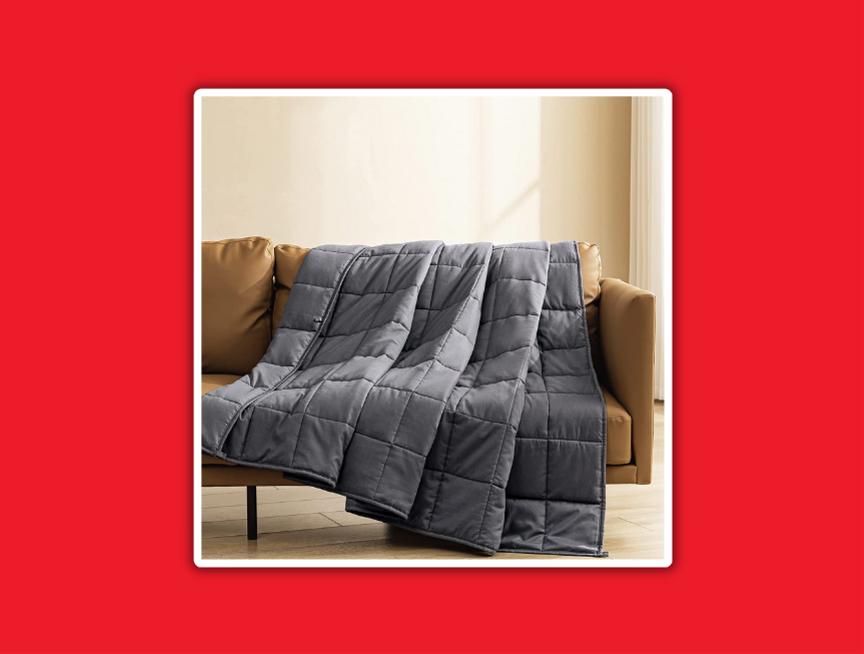 52 Joybest Microfiber Flannel Fuzzy Weighted Blanket
