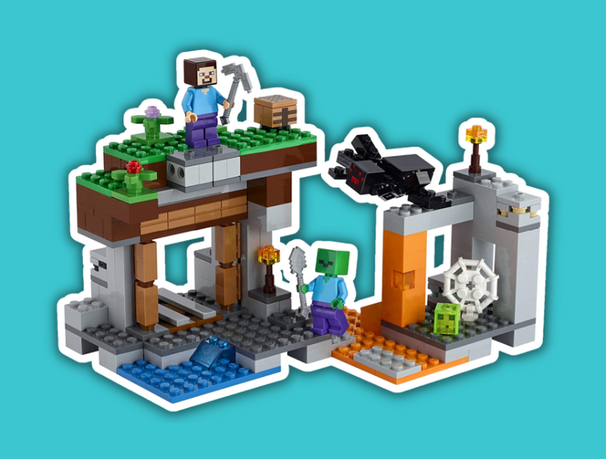 5 LEGO Minecraft The Abandoned Mine Building Toy 21166