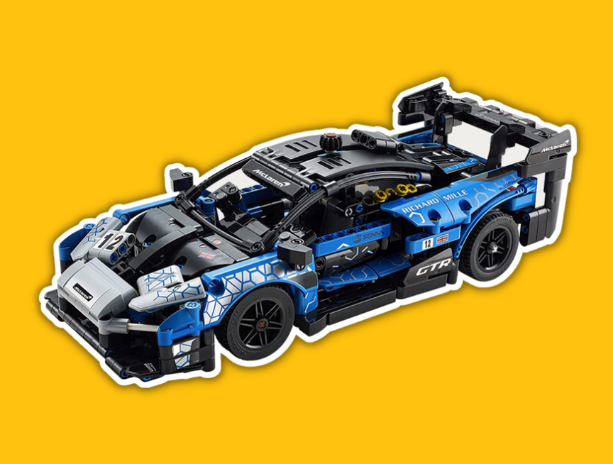 6 LEGO 42123 Technic McLaren Senna GTR Racing Car