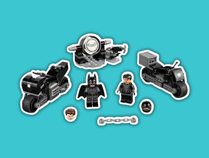 7 LEGO DC Batman Batman Selina Kyle Motorcycle Pursuit 76179