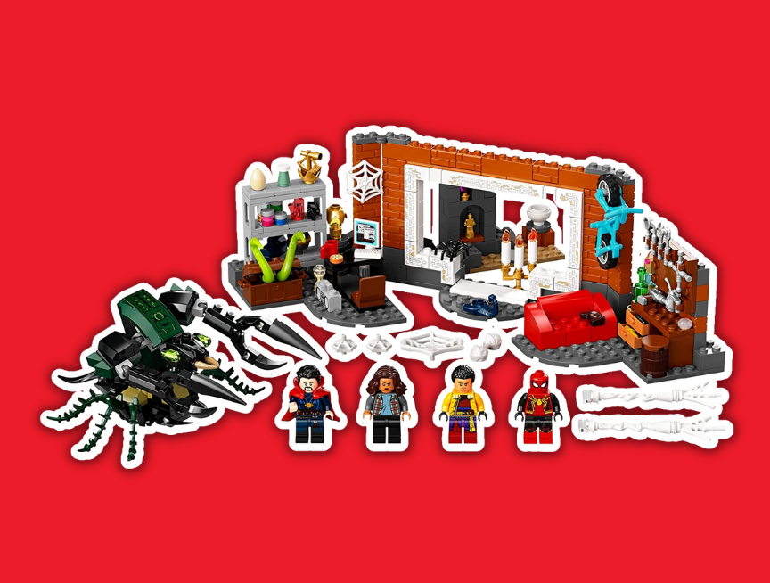 8 LEGO Marvel Spider Man at The Sanctum Workshop 76185