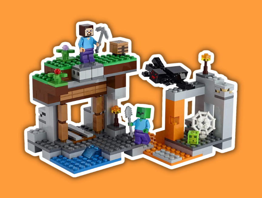 9 LEGO Minecraft The Abandoned Mine 21166