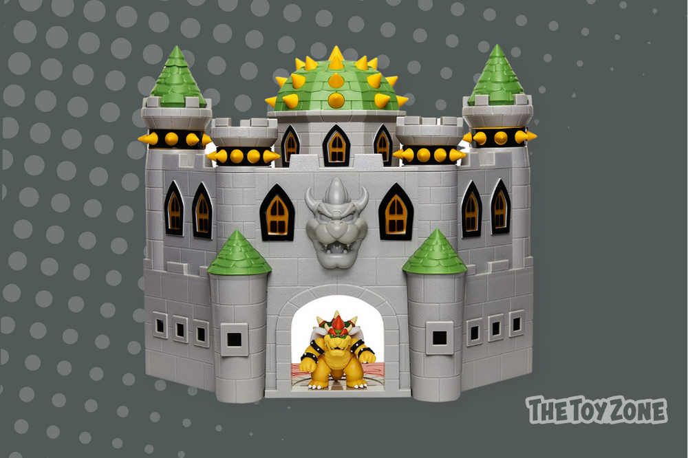 12 Super Mario 400204 Nintendo Deluxe Bowser s Castle Playset