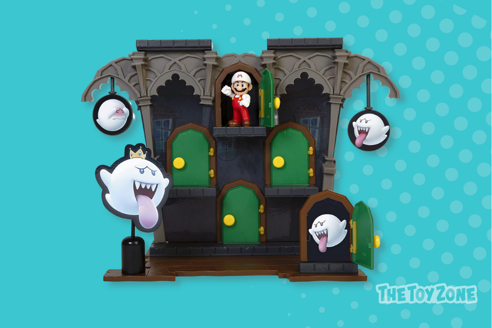 13 SUPER MARIO Deluxe Boo Mansion Playset