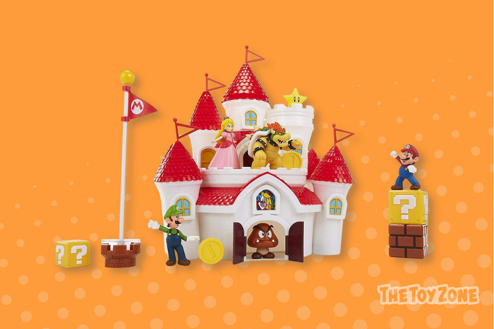 14 Super Mario 70843 4L Nintendo Deluxe Mushroom Kingdom Castle Playset