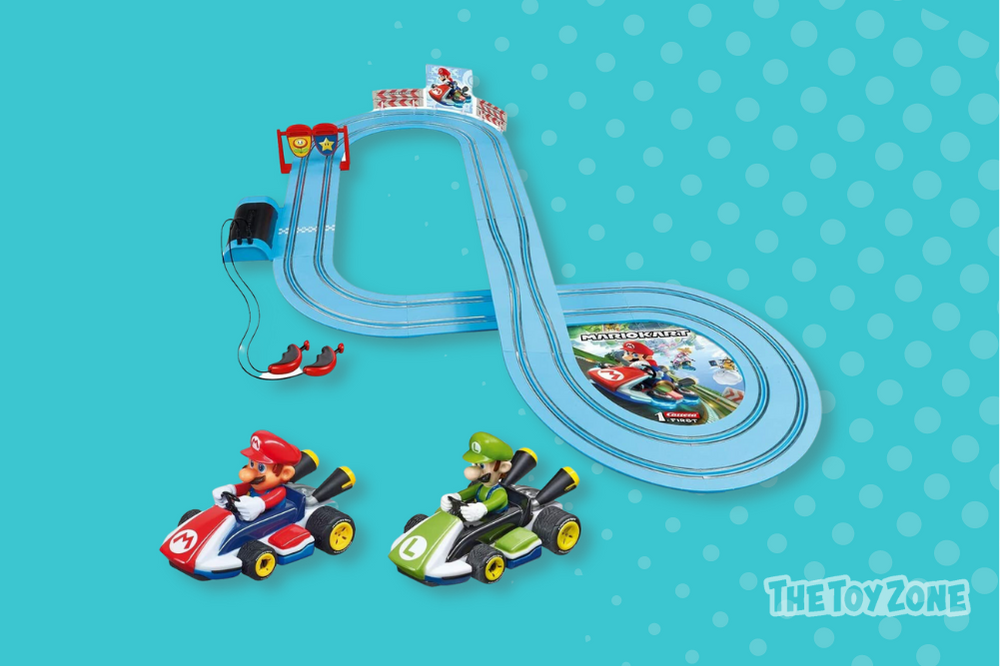 21 Carrera First Nintendo Mario Kart Slot Car Race Track