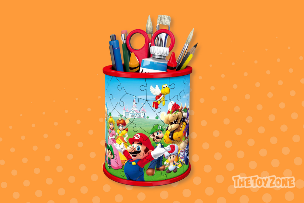 38 Ravensburger Super Mario Brothers Pencil Pot 3D Jigsaw Puzzle