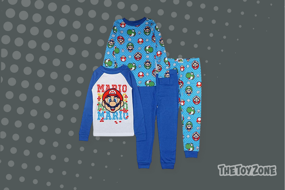 44 Super Mario Four Piece Pajama Set