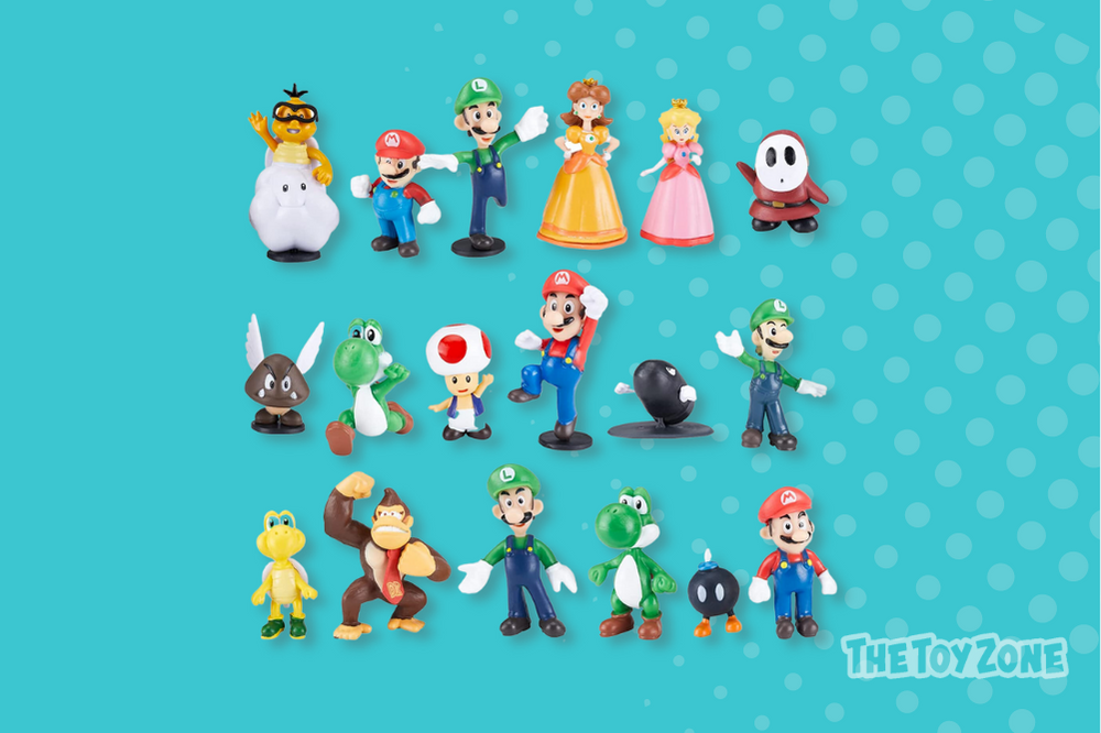 5 18pcs Mario Mini Action Figures