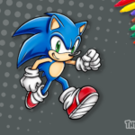 Header Sonic Coloring Pages